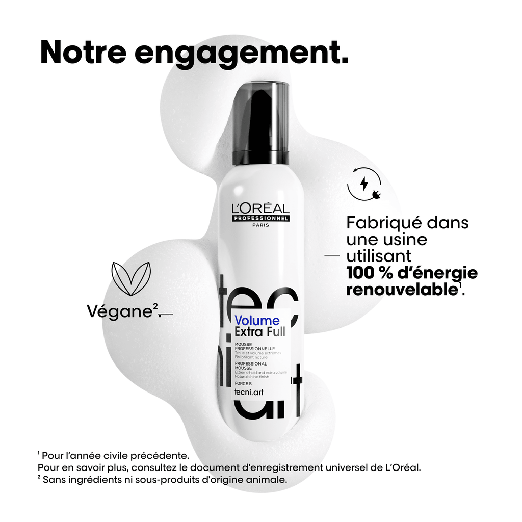 L'Oréal Professionnel Tecni Art Volume Extra Full Mousse Force 5 - 250ml - Boutique en ligne | Le Salon Sugar